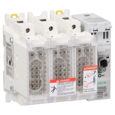 Schneider Electric TeSys GS Tesys GS - zekeringlastscheider - 3P - ul - 30a - zekeringsmaat J