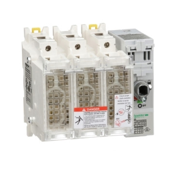 Schneider Electric TeSys GS Tesys GS - zekeringlastscheider - 3P - ul - 60a - zekeringsmaat J