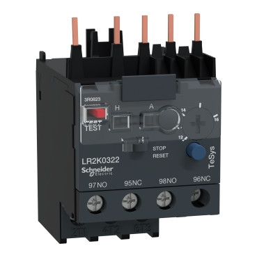 Schneider Electric TeSys LR2K Tesys K - thermisch overbelastingsrelais - 12-16a - klasse 10a