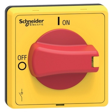 Tesys VLS - rot. handle - screwfixing - red - shaft 5 MM - 48x48 MM