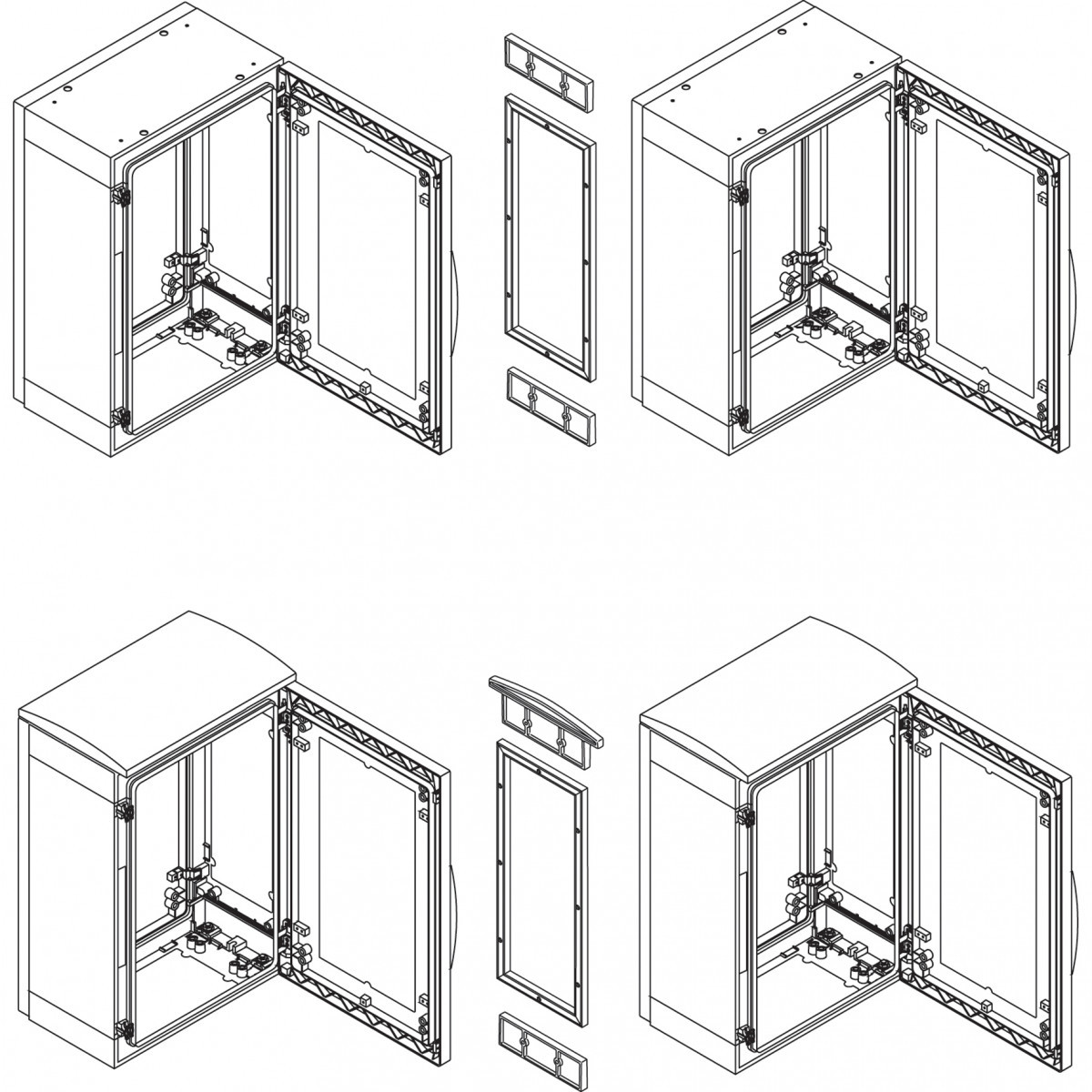 Schneider Electric PanelSeT PLA Horizontale Koppelingskit voor pla behuizing H2000XD420MM - 15 MM - ip