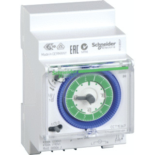 Merten Analoge schakelklok voor paneelbouw 1kan.