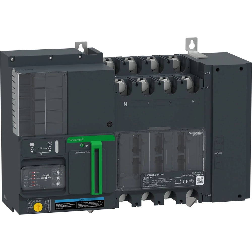 Schneider Electric transferpact auto 500 A 4P draai 400V