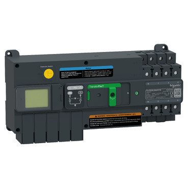 Schneider Electric TransferPacT Transfer Switch, transferpact active automatic, 80a, 4P, hmi met LCD,
