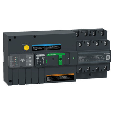 Schneider Electric TransferPacT Transfer Switch, transferpact automatic, 80a, 4P, hmi met draai switch