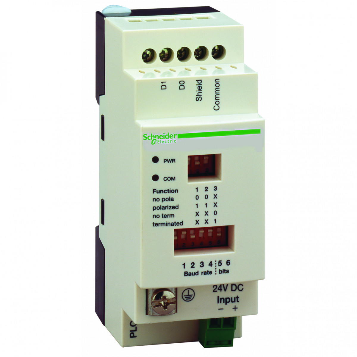 Schneider Electric Zelio Logic SR2/SR3 Twido - aftakisolatiedoos seriële kabel - 4P - 2XRJ45 - schroefklemmen