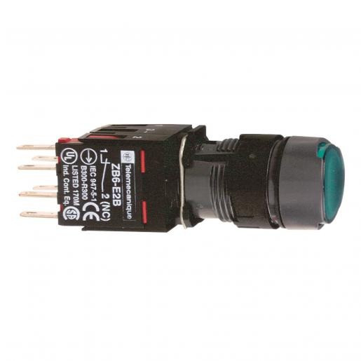 Schneider Electric verl.drukknop groen.1no+1nc