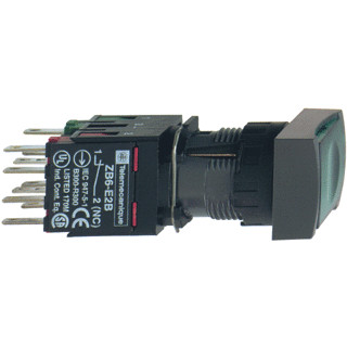 Schneider Electric verl.drukknop groen.1no+1nc