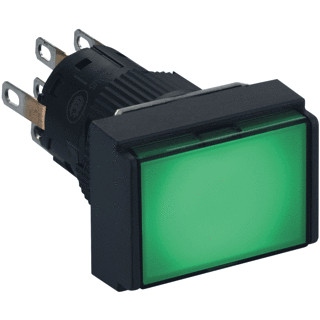 Schneider Electric verl.drukknop recht groen 2no NC 24V