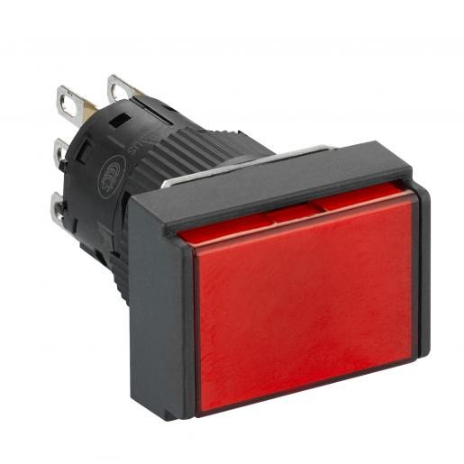 Schneider Electric verl.drukknop rechth rood no NC 24V