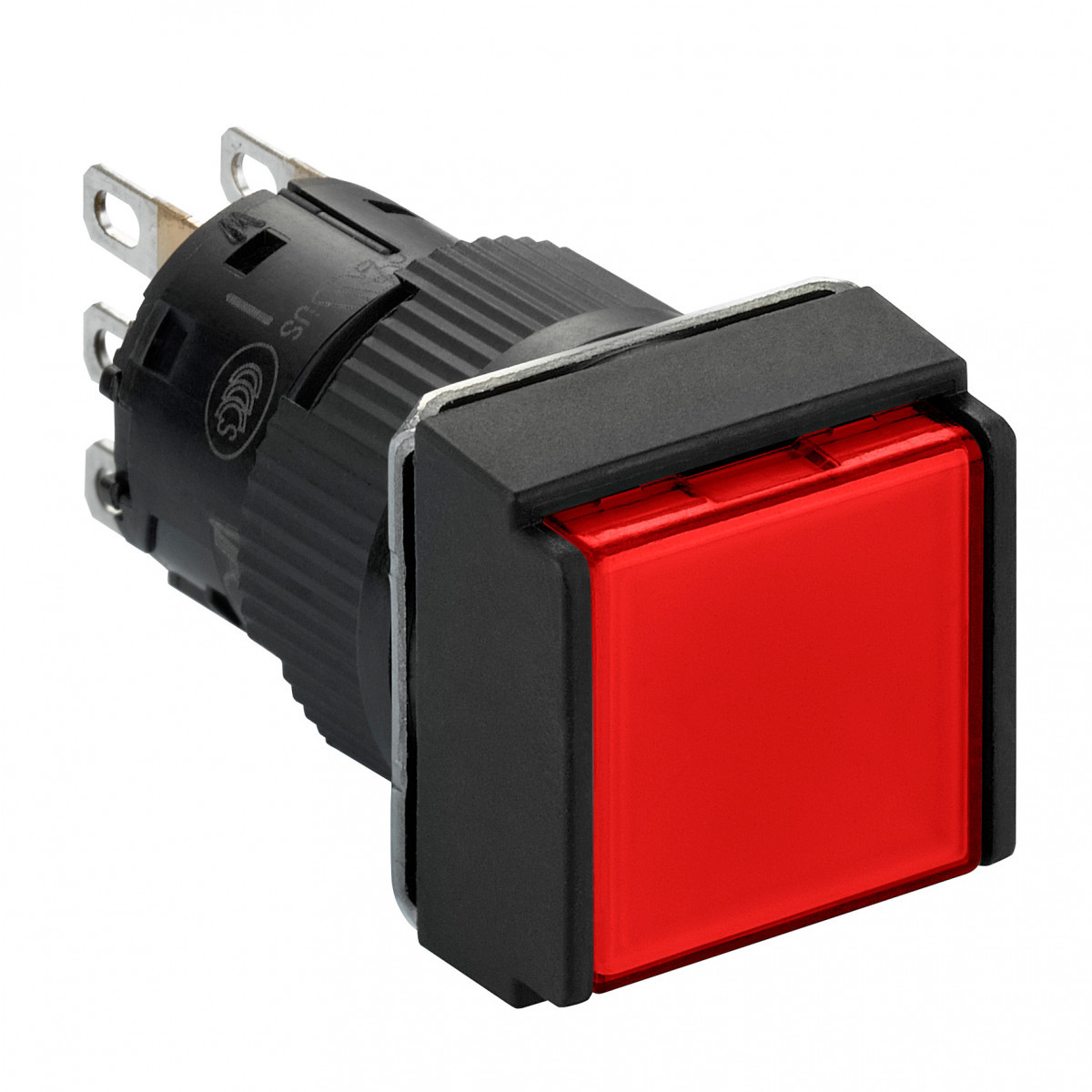 Schneider Electric verl.drukknop vierk rood no NC 24V