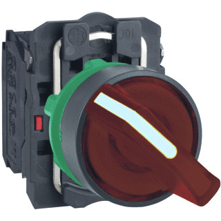 Schneider Electric verl.keuzeschakelaar P-led RD