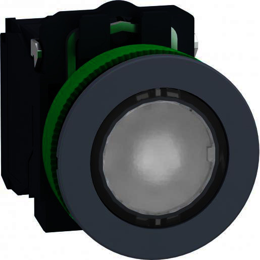 Schneider Electric verz.verl.druk.wit 230vac 1no 1NC