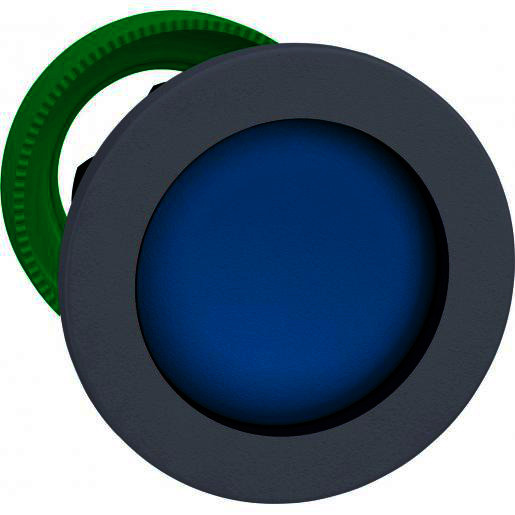 Schneider Electric verzonken drukknop kop blauw