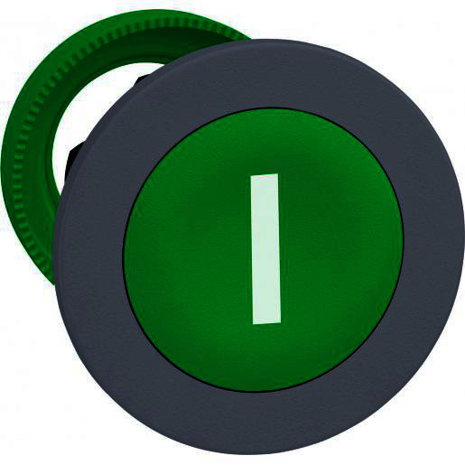 Schneider Electric verzonken drukknop kop groen "i"