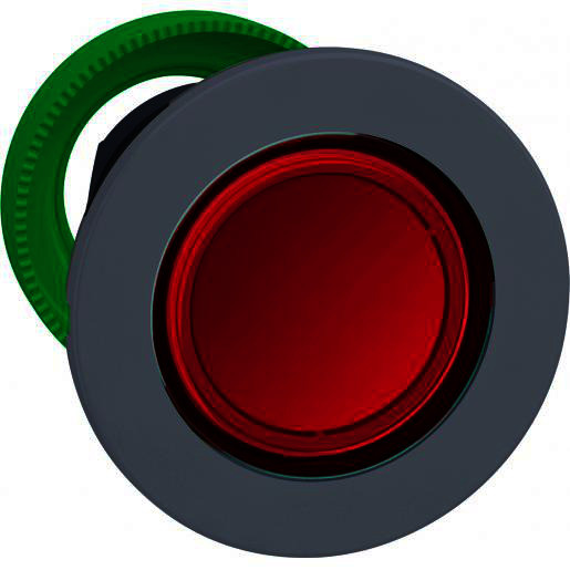 Schneider Electric verzonken drukknop kop rood voor label