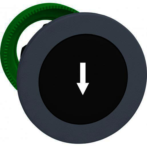 Schneider Electric verzonken drukknop zwart "pijl"