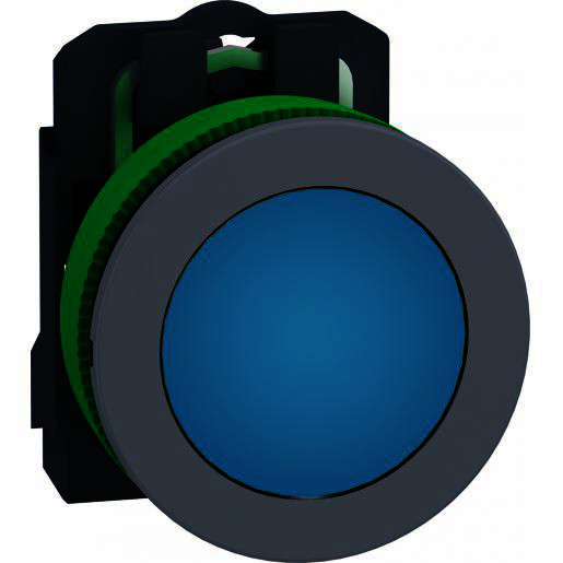 Schneider Electric verzonken sign.lamp blauw 24vad