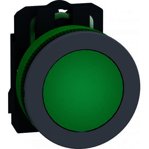 Schneider Electric verzonken sign.lamp groen 120vac