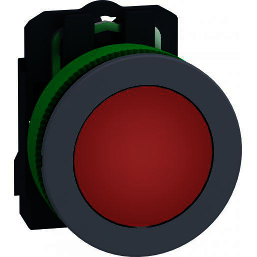 Schneider Electric verzonken sign.lamp rood 24vad