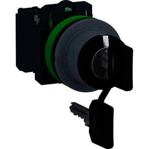 Schneider Electric verzonken sleutel key 455 3pos 2no