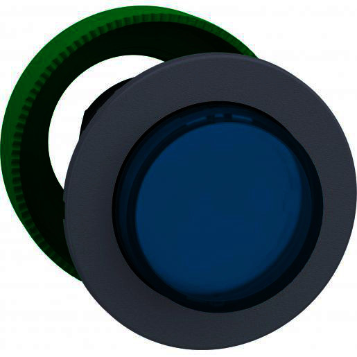 Schneider Electric verzonken verl.druk.verhoogd.blauw