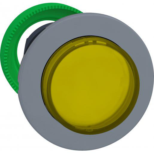 Schneider Electric verzonken verl.druk.verhoogd geel