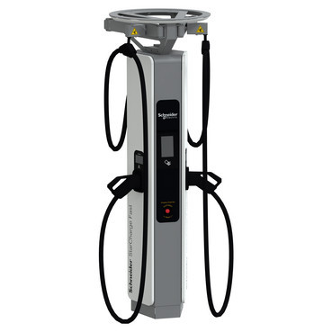 Schneider Electric vloerdispenser schneider starcharge fast 720 2XCCS2 4,1M kabelbereik