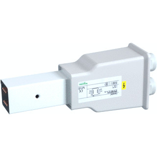 Schneider Electric voeding links 40a 3P+N/3P+N wit