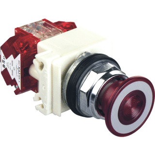 Schneider Electric vuistslagknop verl RD P-P 41 MM