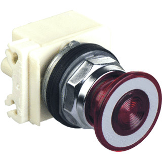 Schneider Electric vuistslagknop verl RD P-P 41 MM