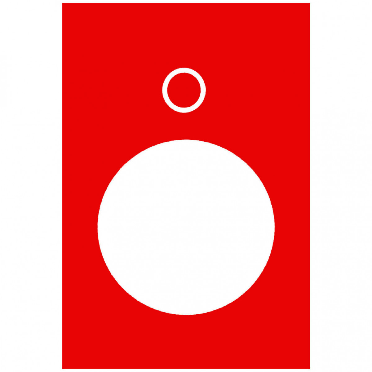 Schneider Electric etiket met symbool