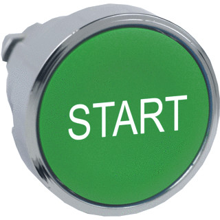 Schneider Electric kop drukknop groen "arret"