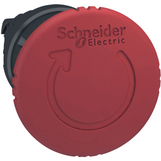 Schneider Electric kop noodstopknop RD T-T-R 40 MM