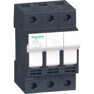 Schneider Electric zekeringh.3P 25a voor zek.8,5x31,5 M