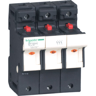 Schneider Electric zekeringh.3P 50a voor zek.14x51 MM