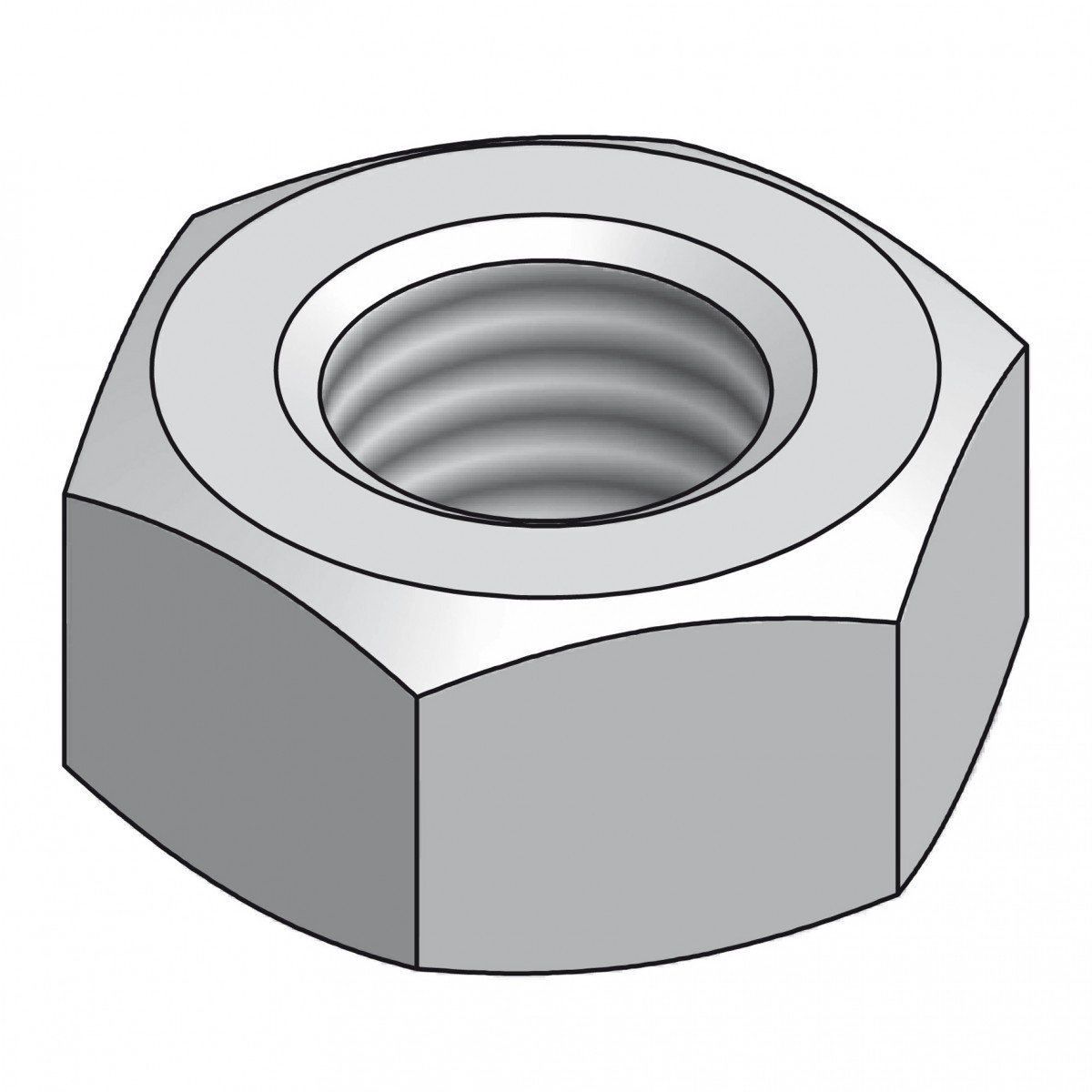 Stago Zeskantmoer M8 elektrolytisch verzinkt
