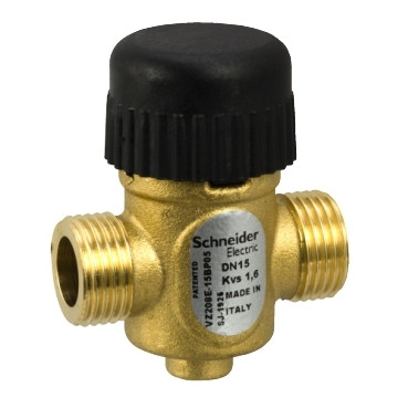 Schneider Electric Zone Valves and Actuators VB: 15 MM, 2W, zone, G ext, BR, 1 KVS