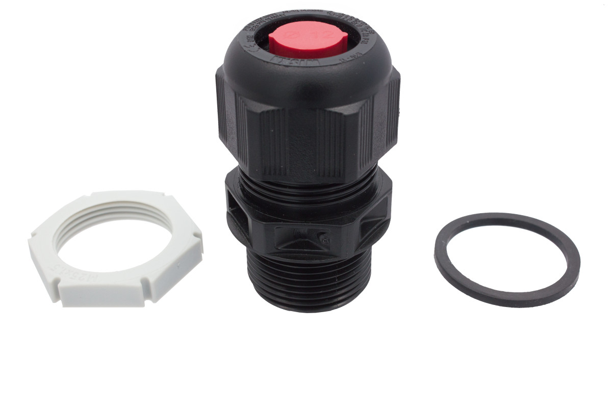 Schuch Onderdelen Ex-Kunstst. blindwartel met moer m25x1,5