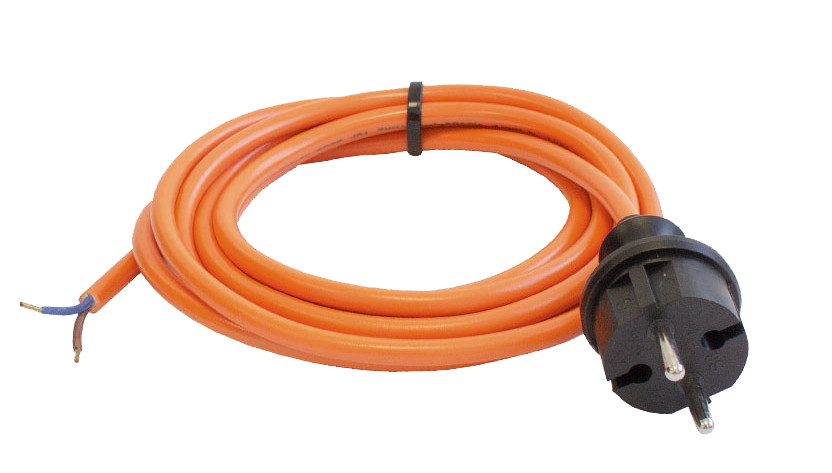 Schwabe Batterijen, accu's, opladers en aan Aansluitkabel pur 230V/16a ip44 H07BQ-F 3G1.5 oranje 5M