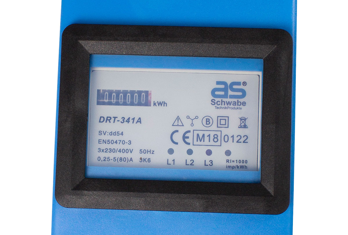 Schwabe Energie-distributiesystemen Cee mixo energieverbruiksmeter 400V/16a ip44 H07RN-F 5G2,5 2x1