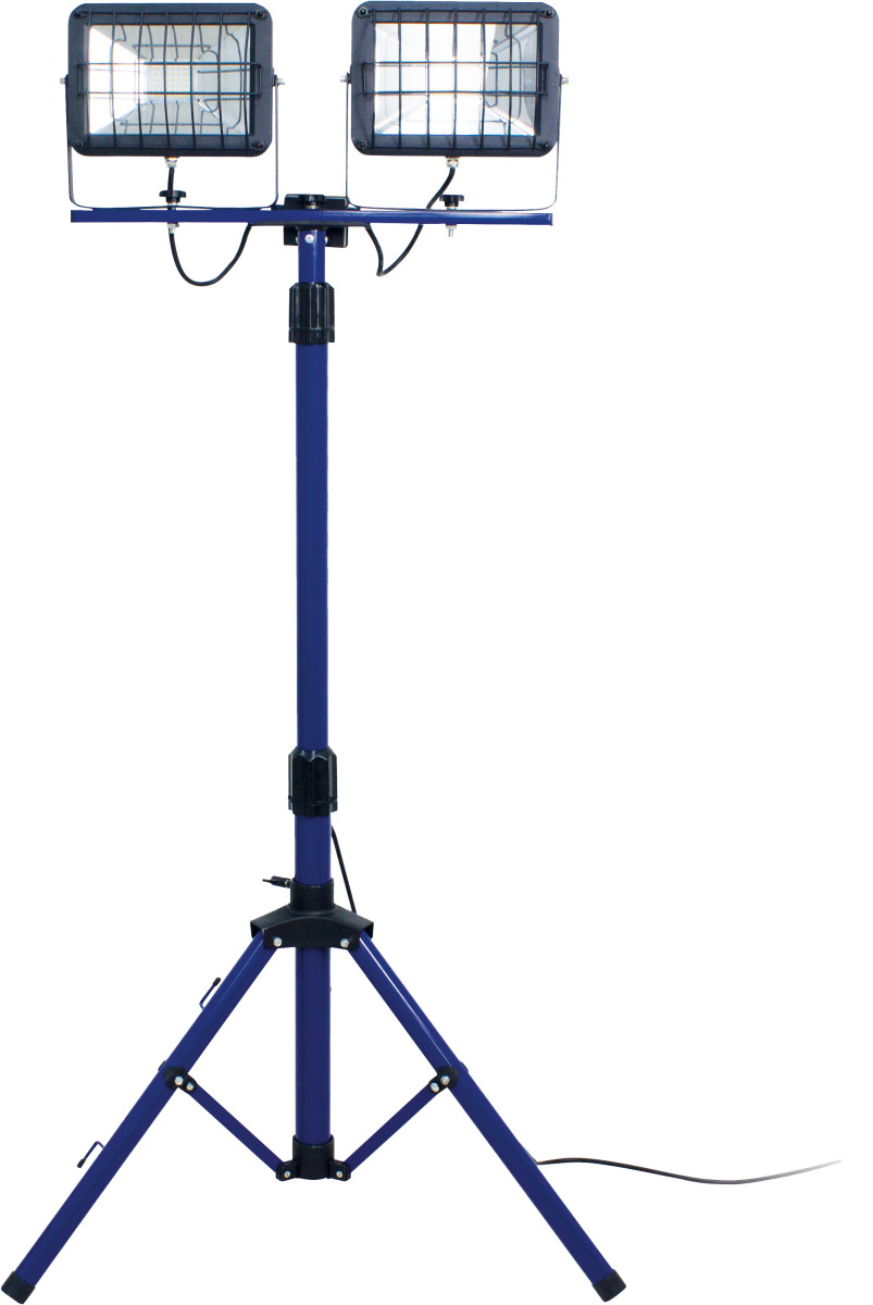 Schwabe Verlichtingsarmaturen Slimline led werklamp ip65 2 X 30W op statief