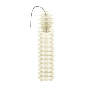 Semi-Flexibele buis FK15 - Ø 16 MM - met kabeltrekker - natuurlijk wit