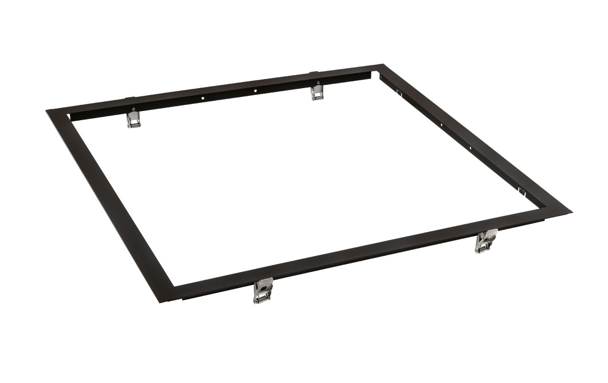 Sense 600x600 zwart inbouwkader voor gipsplaat/troldtekt