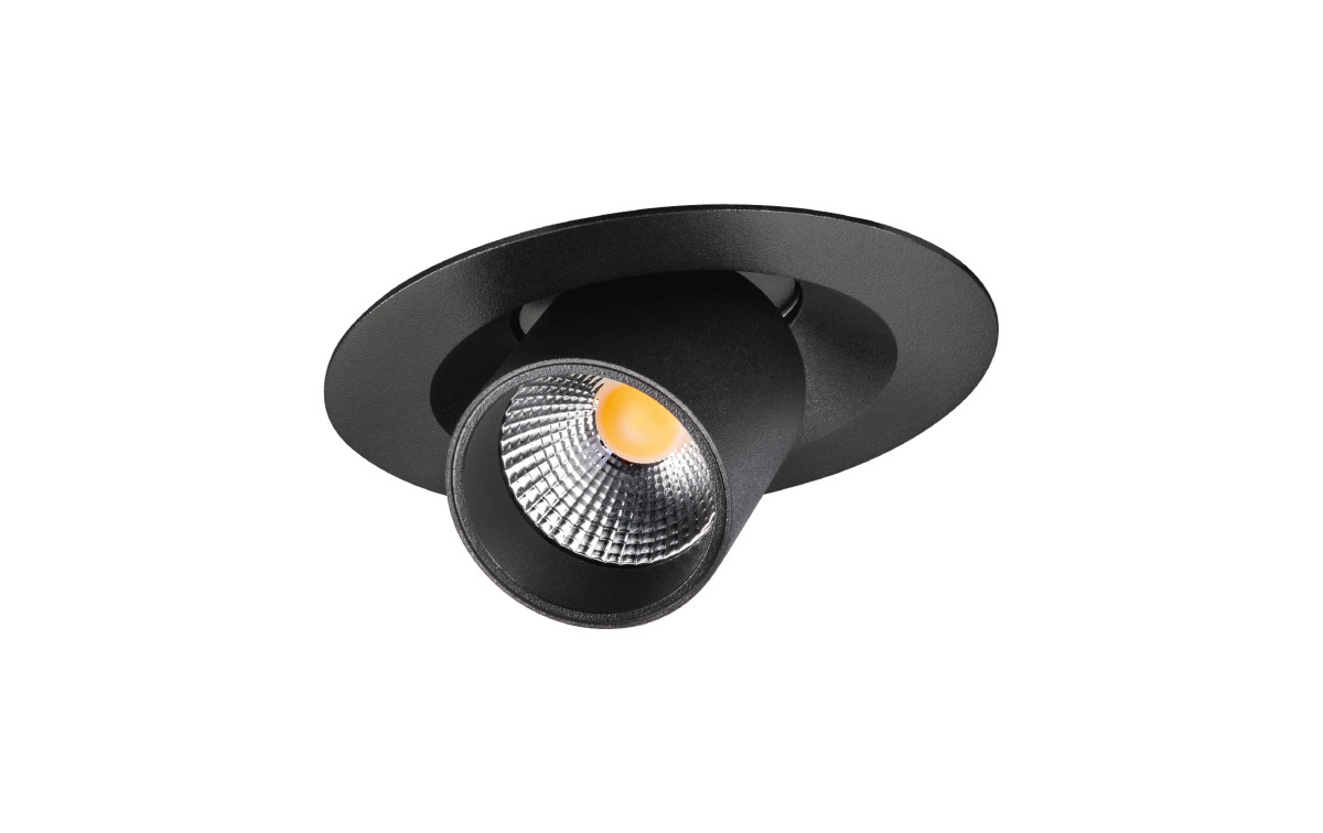 SG Junistar Tube Round Junistar Tube round zwart 500LM 3000K ra>90 fase afsnijding