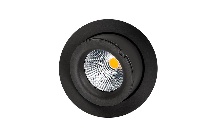 SG Lighting junistar inbouwspot exclusief in/out SYMM 4000K 41-80° - breedstralend zwart