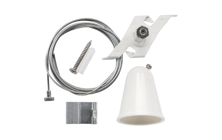 SG Shopline Rail 3 fasen pendelkit wit 5M