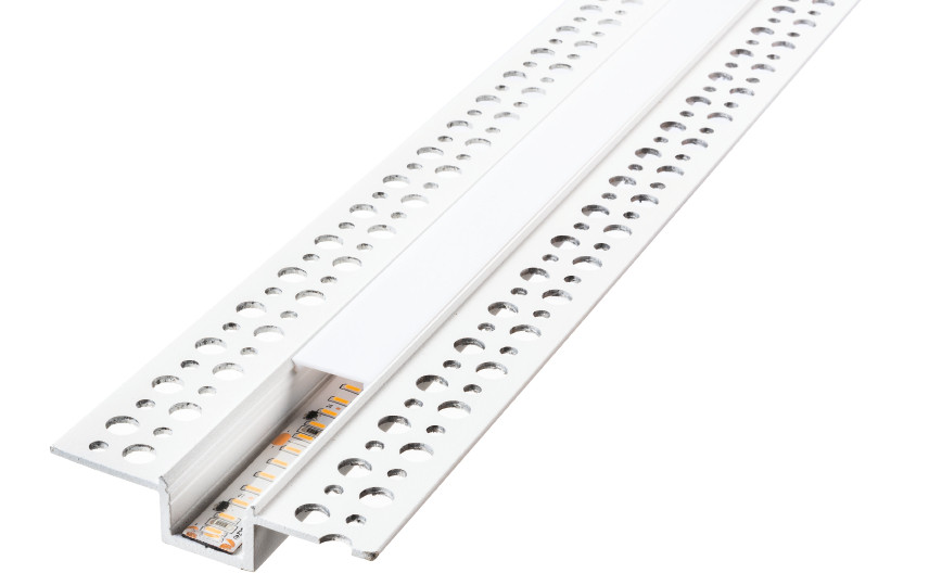 SG Stripline 1,8M profiel inbouw wit stukadoorsprofiel