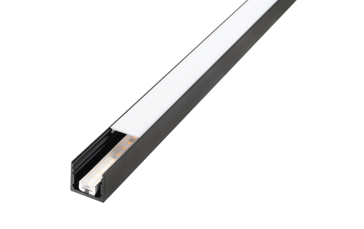 SG Stripline 230V Outdoor Stripline 230V outdoor 1,8M zwart opbouwprofiel