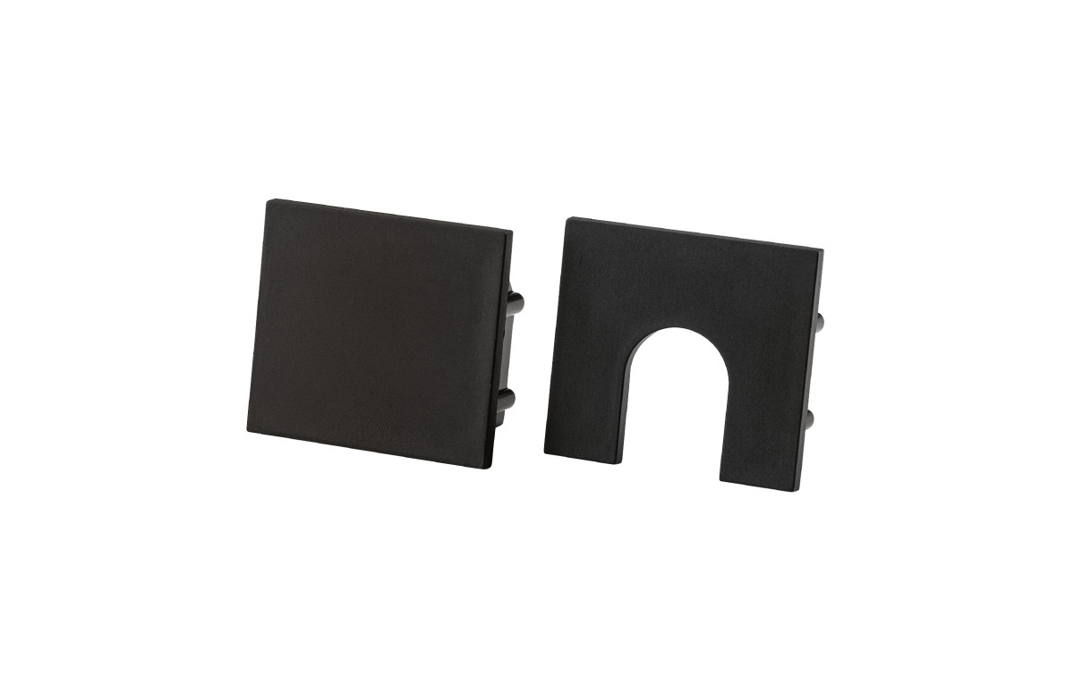 SG Stripline 230V Outdoor Stripline 230V outdoor zwart eindstuk opbouweenheid kit